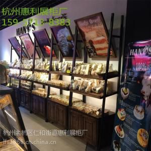 杭州展柜廠加工定制惠利展柜黑鐵做舊hl3305優等品服裝箱包道具展示柜
